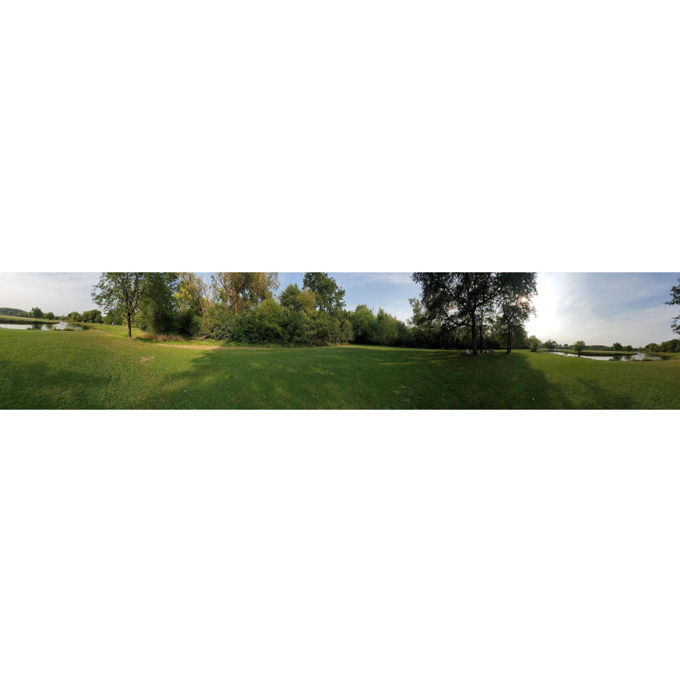 Here is a panoramic view of the party location!