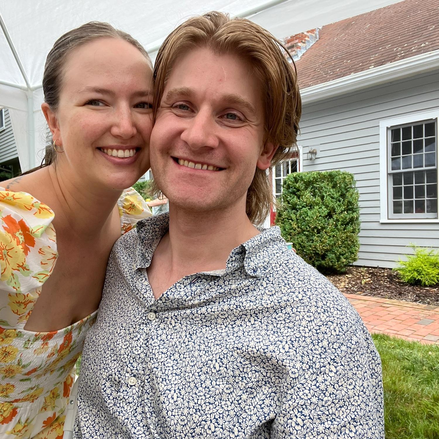 Hometown engagement party in MA!