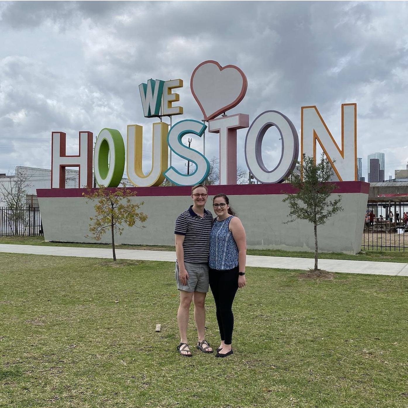 Andrew's first time in Houston