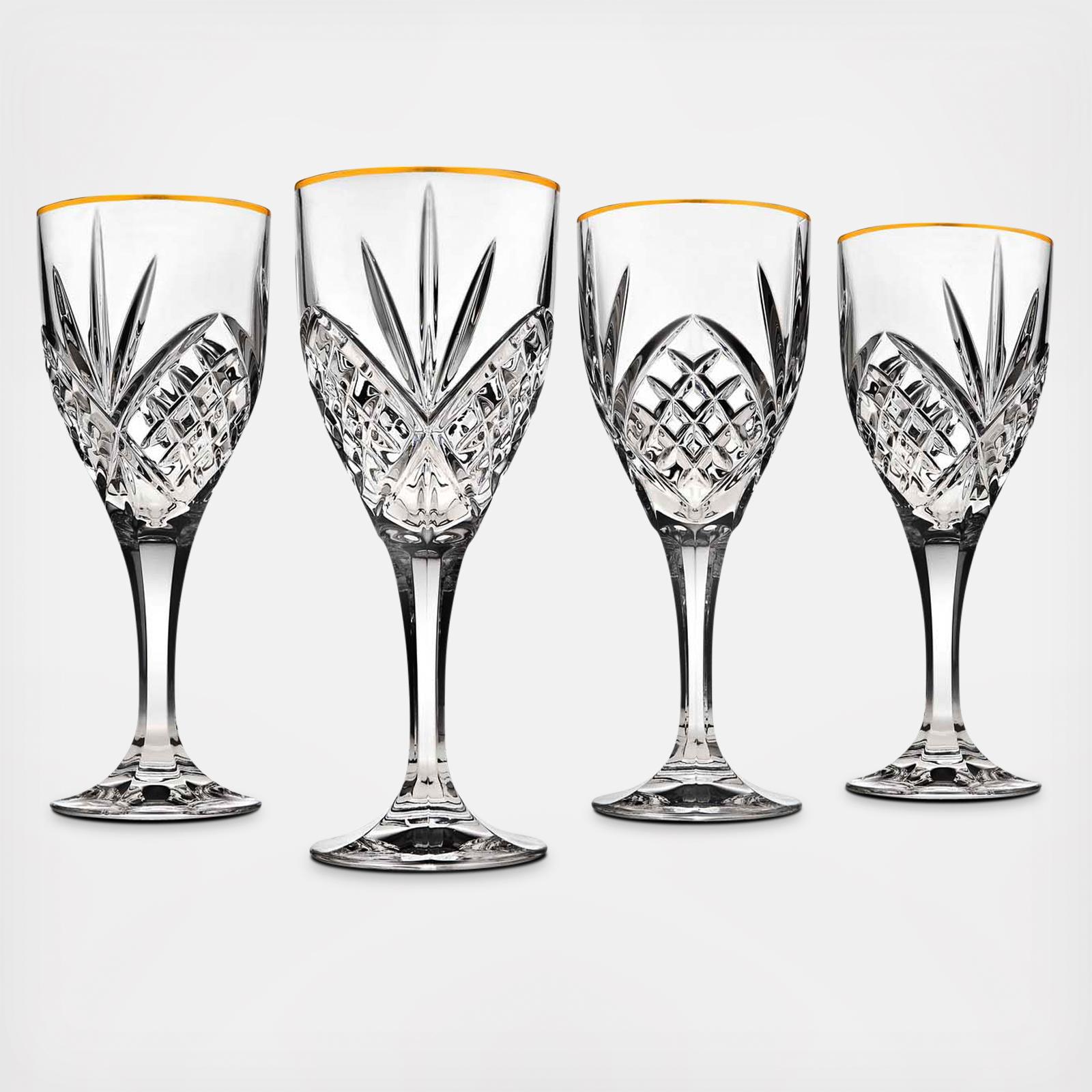 Godinger Dublin Stemless Wine Glasses, Set of 4