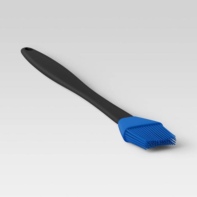 Grill Cleaning Brush Blue Nylon Bristles Black - Room Essentials™