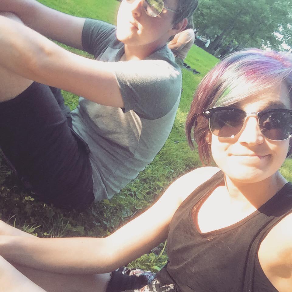 First picture together -- Warped Tour July 2015