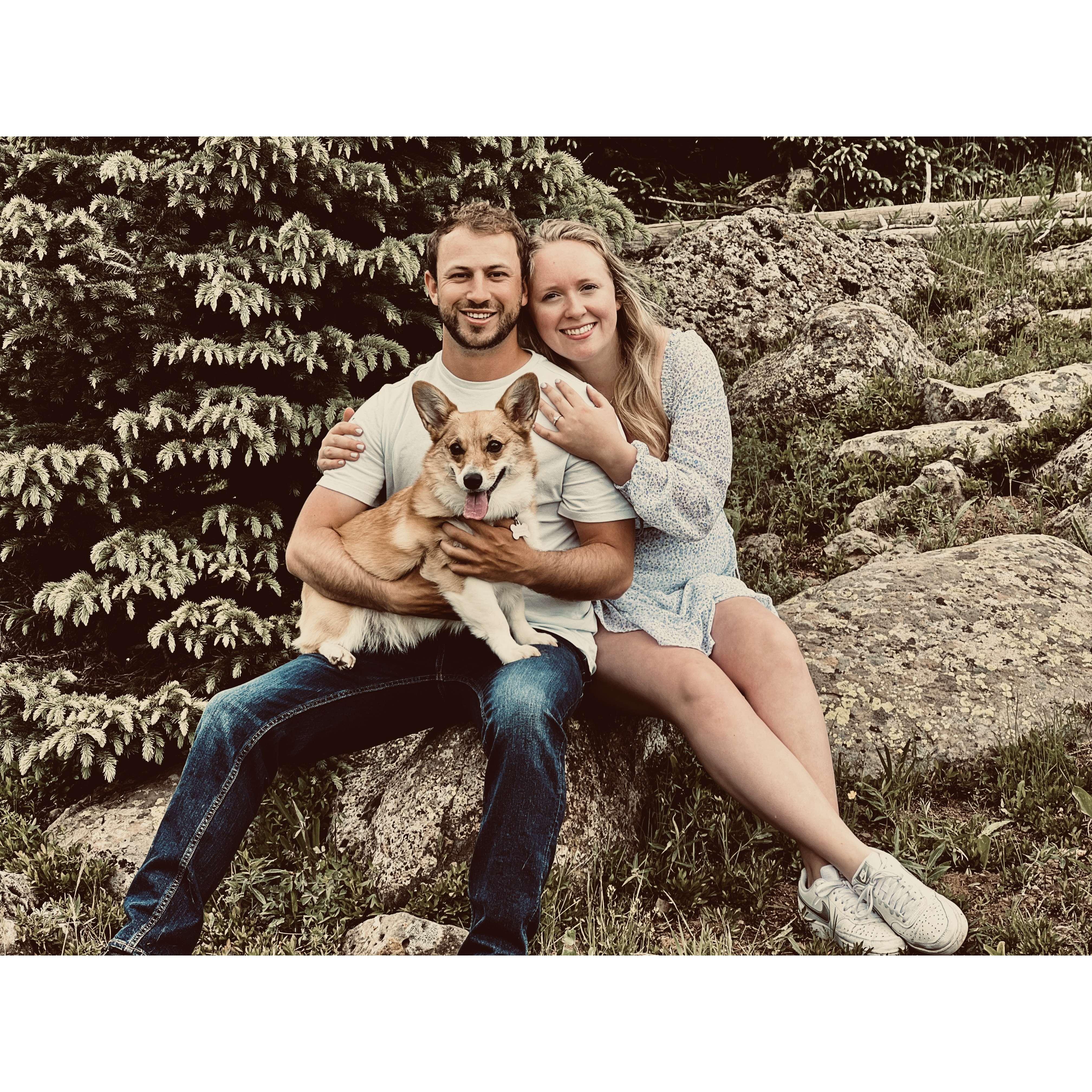Claire said "yes" and Matilda said "me too!" July 2022