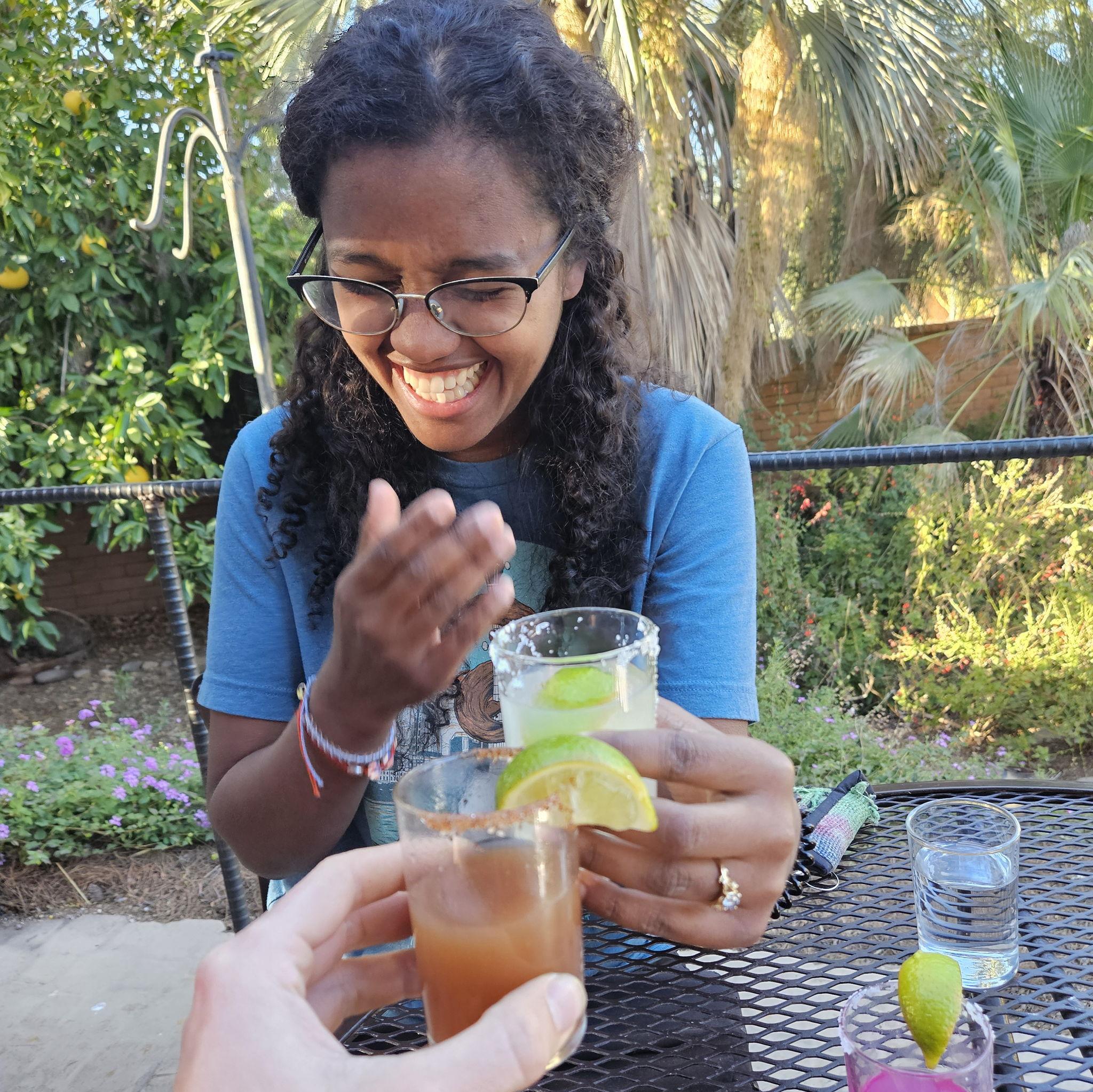 Brunch date in Tucson, AZ. Plenty of laughs and margaritas!