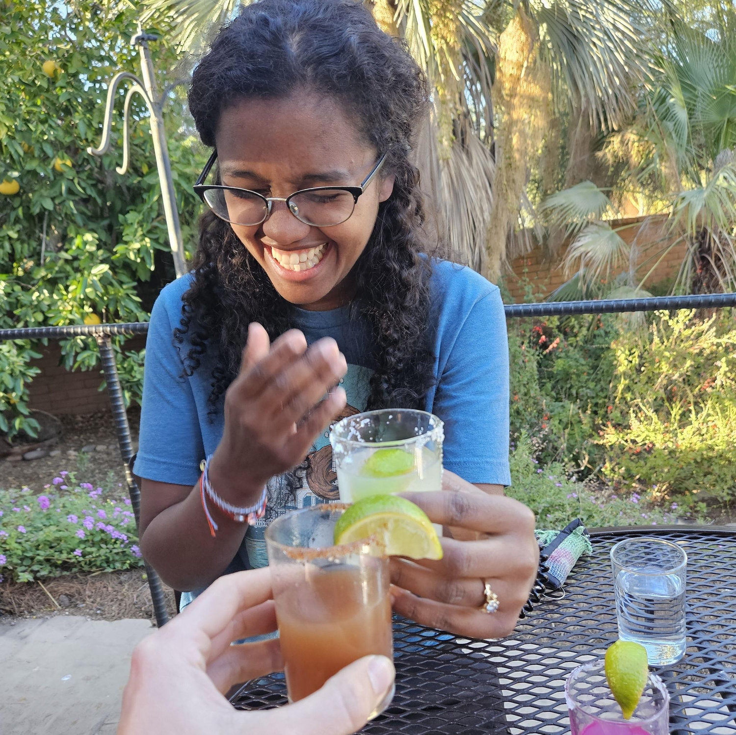 Brunch date in Tucson, AZ. Plenty of laughs and margaritas!