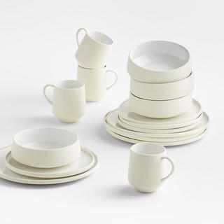 Tour Porcelain 16-Piece Dinnerware Set, Service for 4