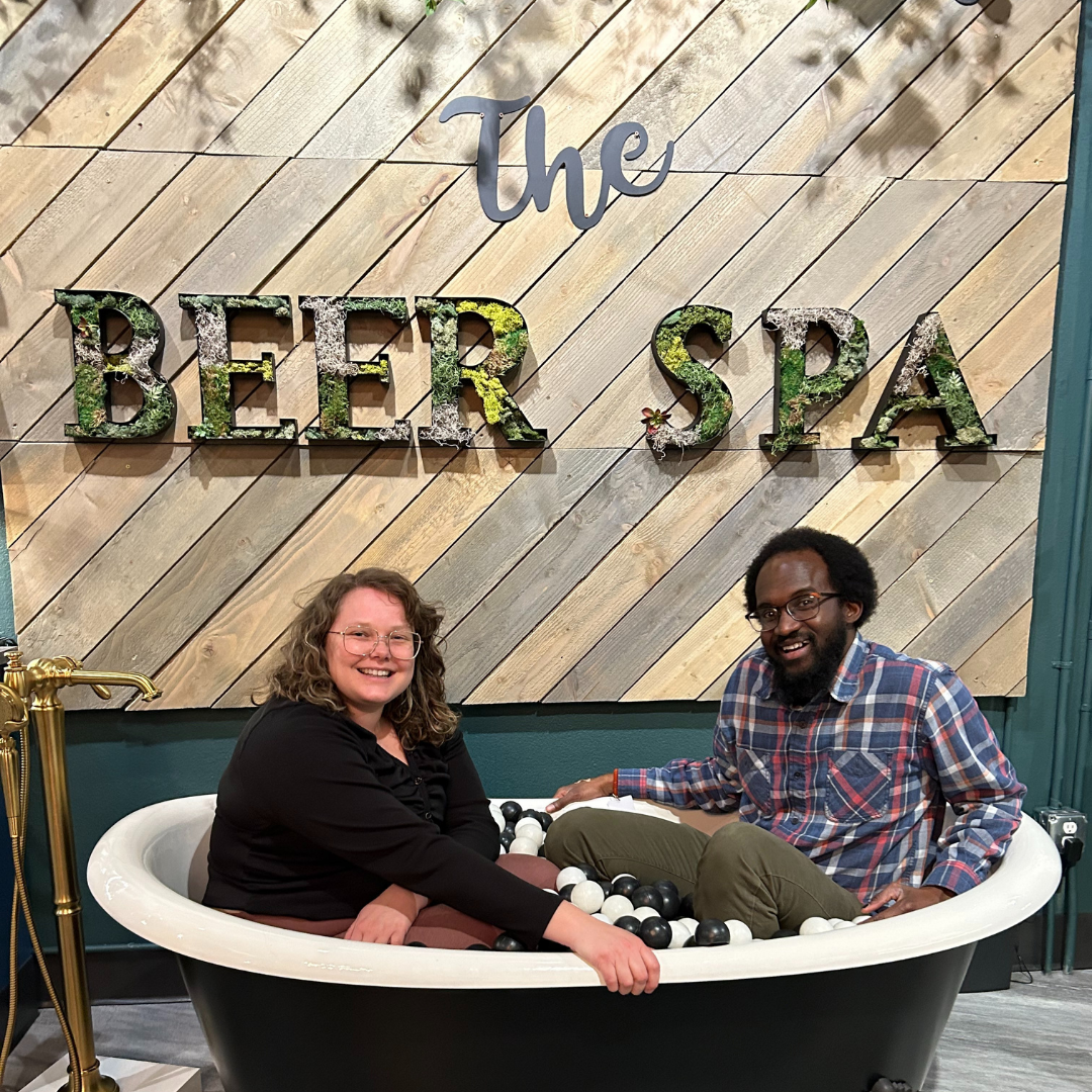 The Beer Spa in Denver CO for Nick's birthday.
