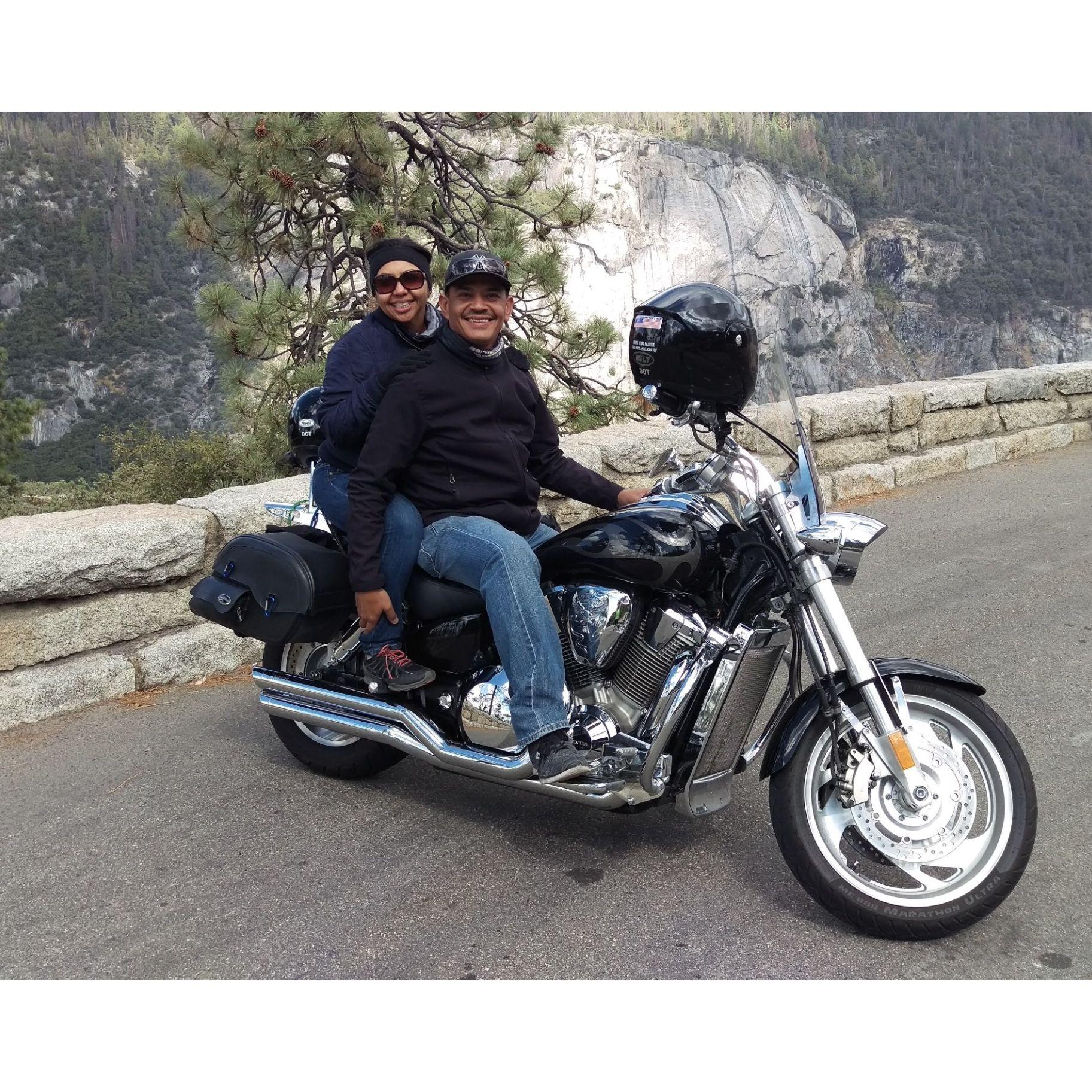 Ride through Yosemite