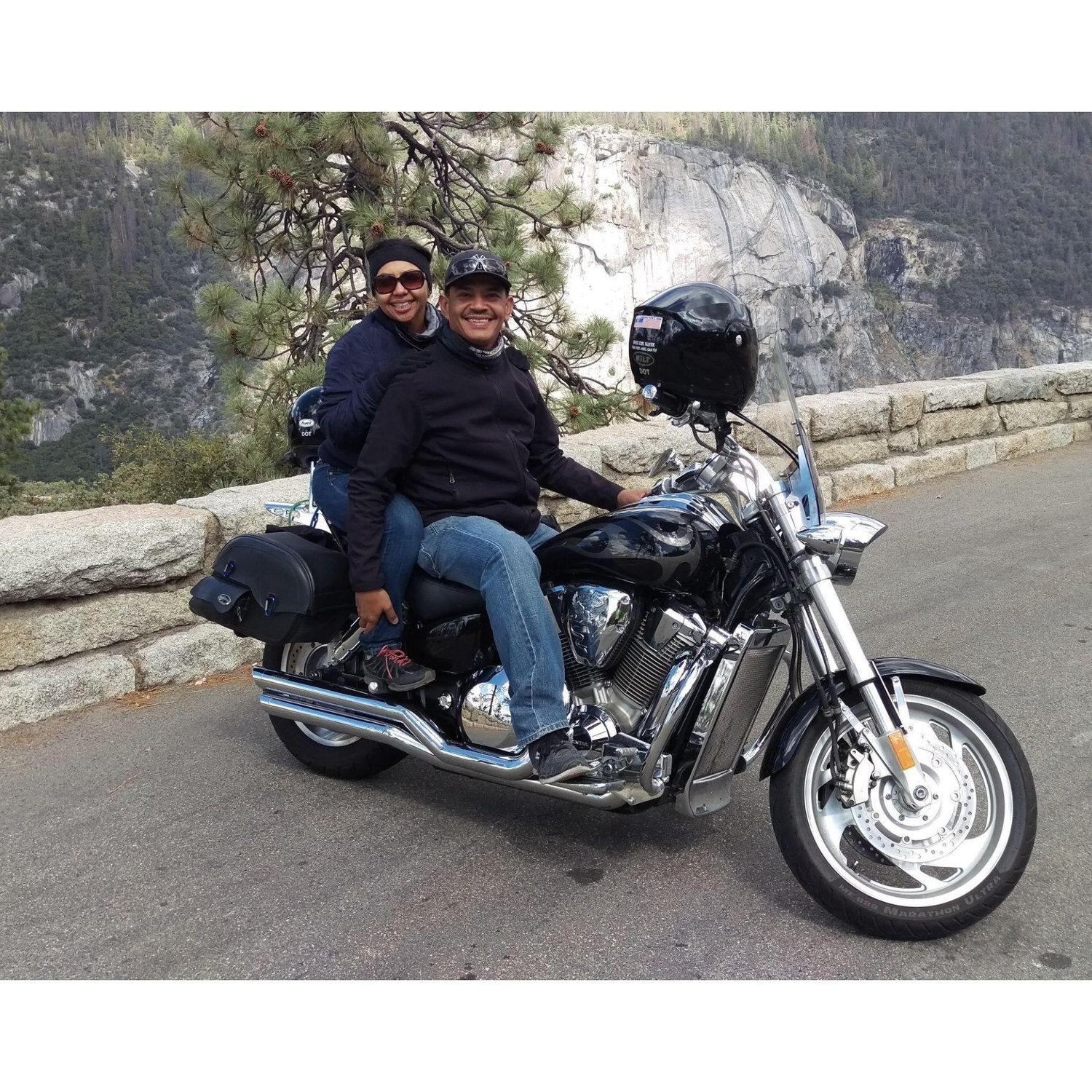 Ride through Yosemite