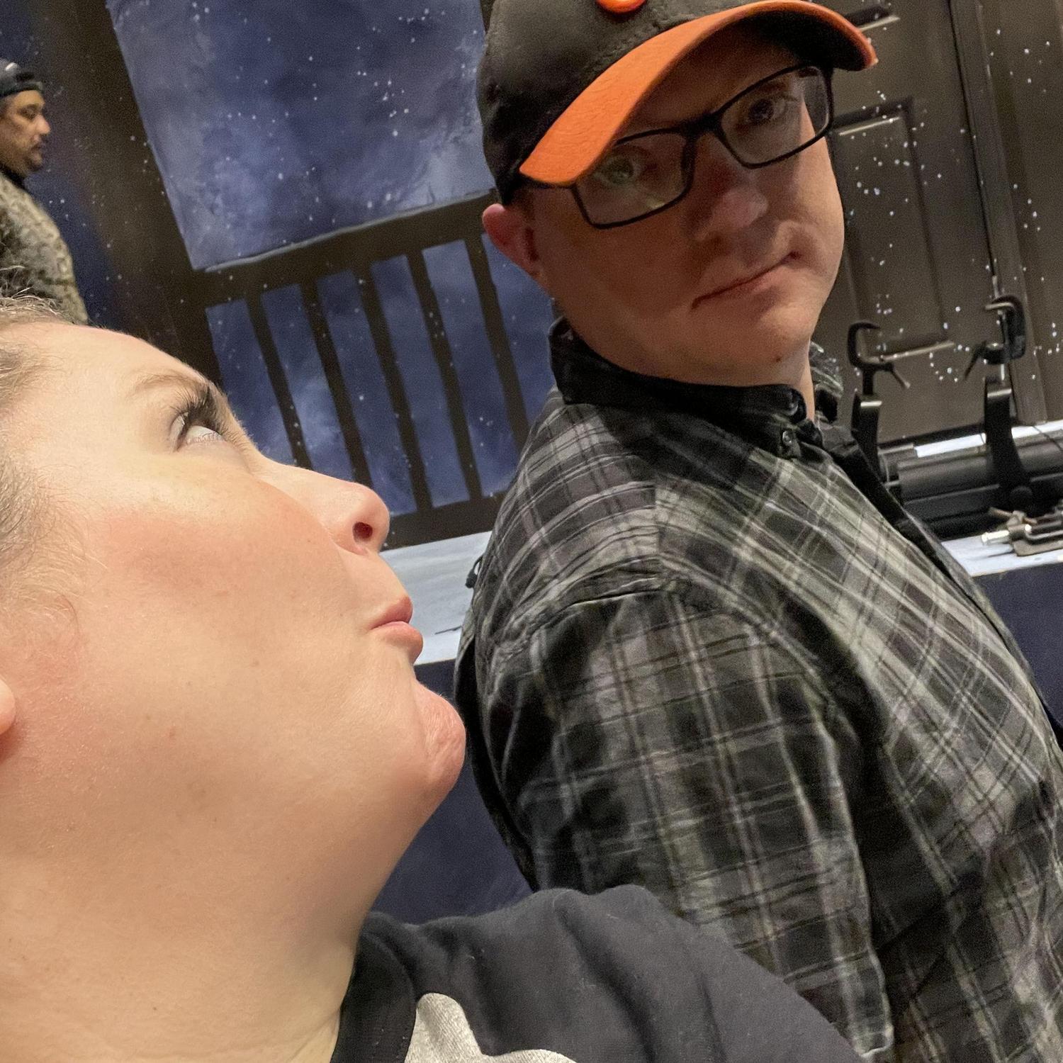 During strike for Sister Act