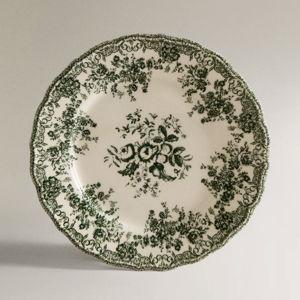 FLORAL EARTHENWARE DINNER PLATE | Zara Home