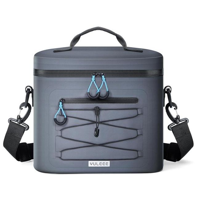 Yuleee Cooler Bag, 7/16/30 Can Soft Sided Small Portable Insulated Cooling Pack, Everyday Lunch Cooler, Leakproof Ice Chest for Beach, Camping, Travel, Picnic