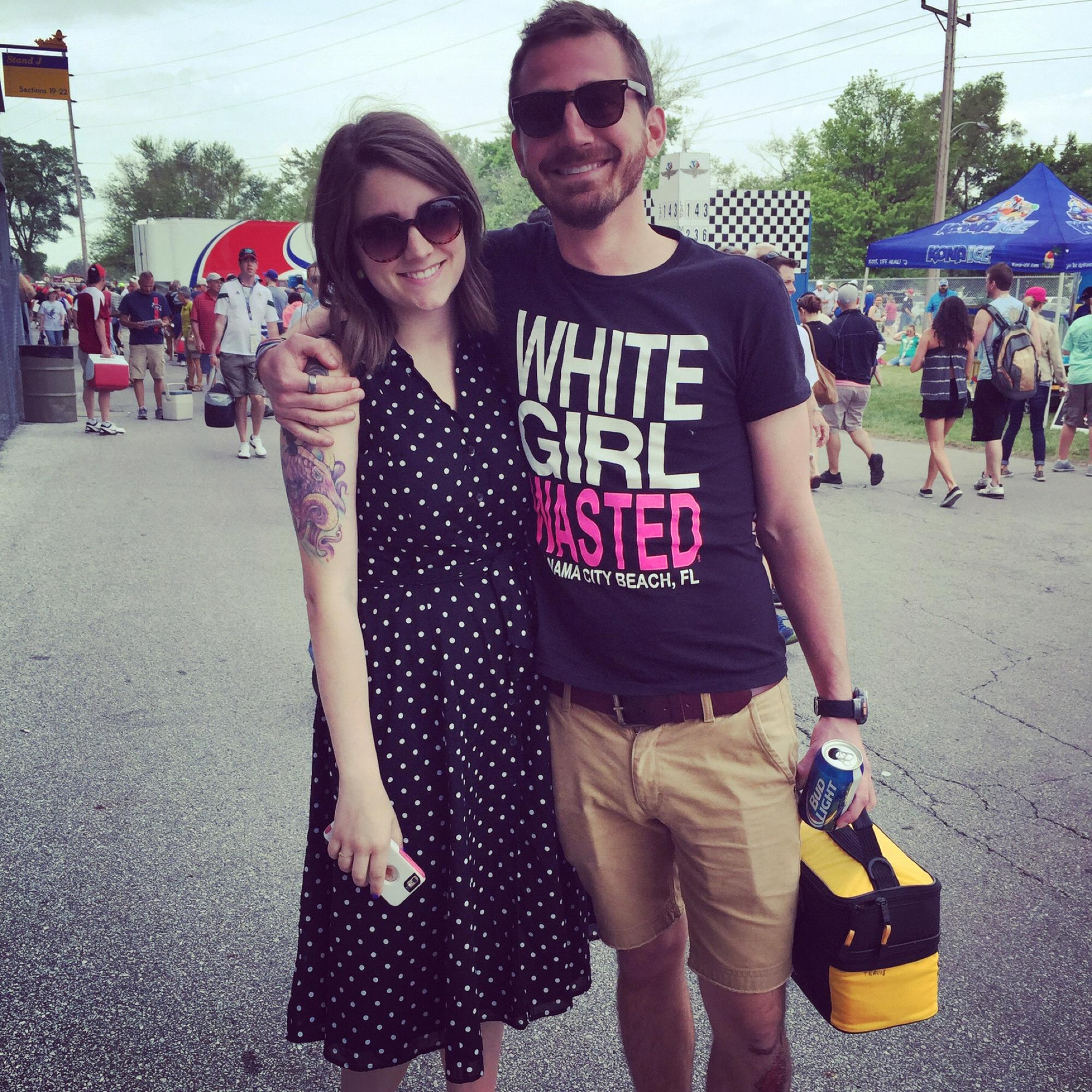 Indianapolis Motor Speedway 2015 - Jordan’s first, Amanda’s eighth Indy 500.