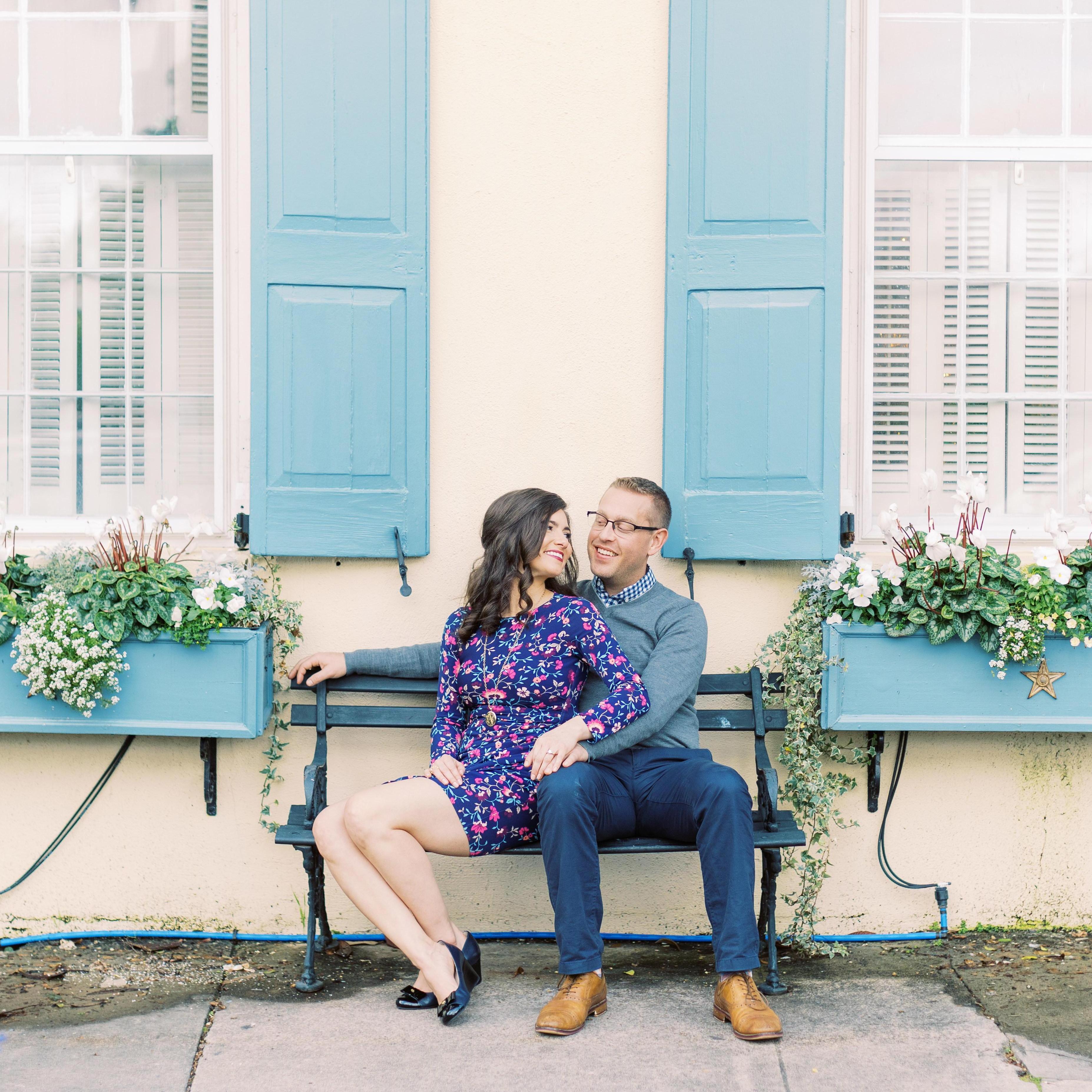 Engagement shoot in Charleston.