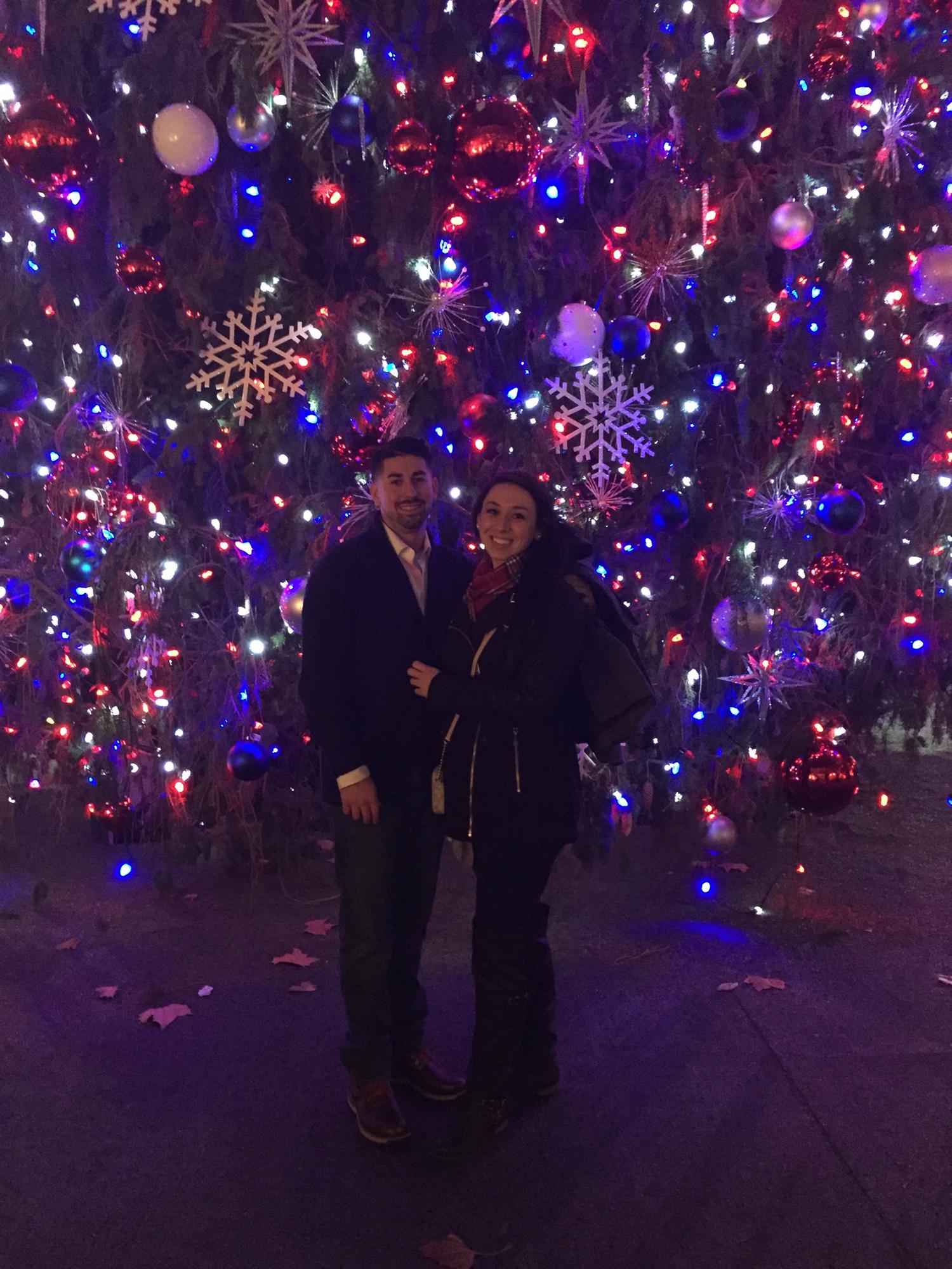 Our first Christmas together; NYC 2015