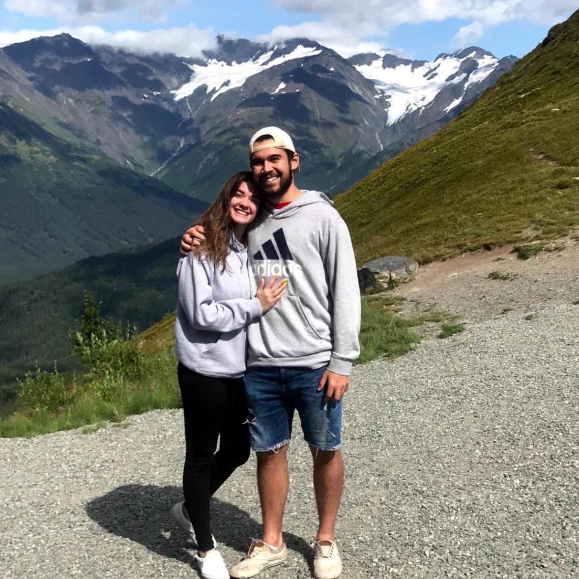 The top of Aleyeska where Jake asked Micayla to be his girlfriend