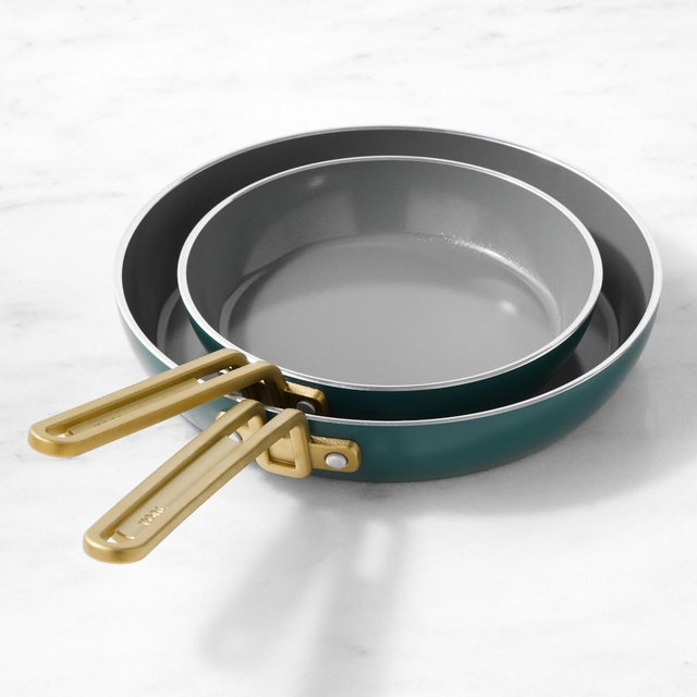 GreenPan™ Stanley Tucci™ Ceramic Nonstick Fry Set, 8" & 10", Venetian Teal