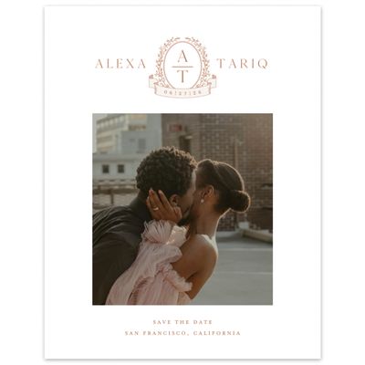 White Wedding Digital Save the Date - Hetherton Photo