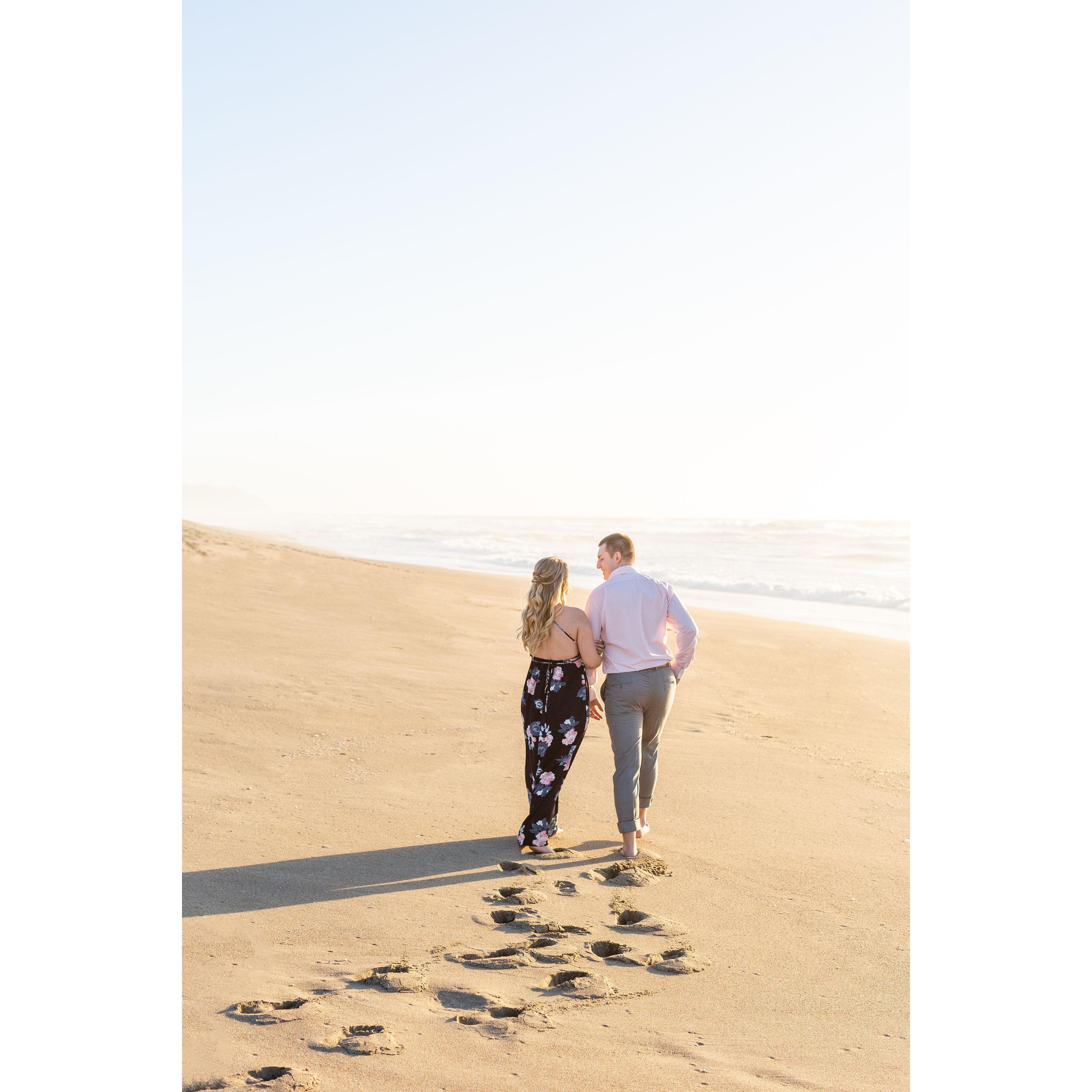 Walking into a lifetime of happiness together!