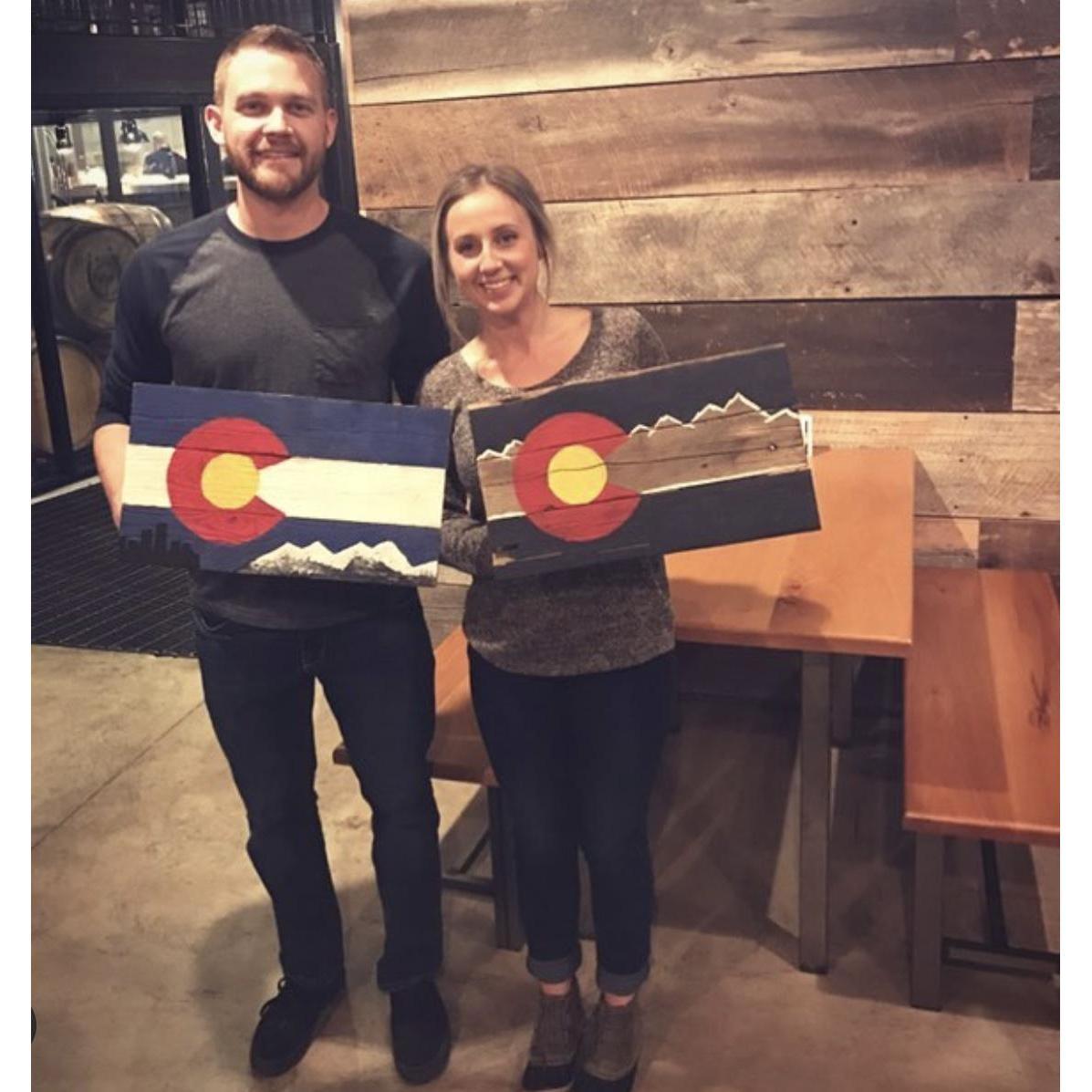 One of our first date nights.