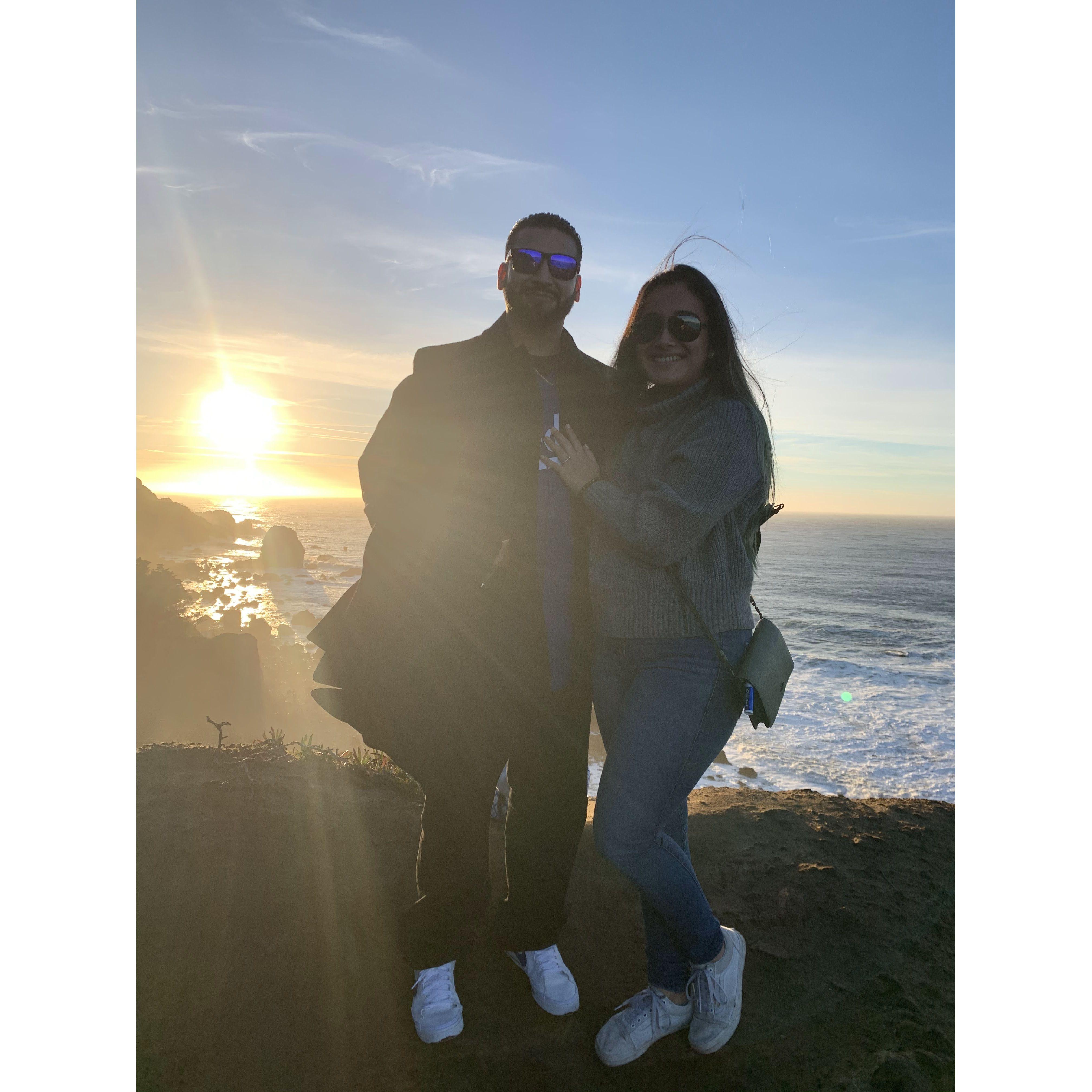 December 2020: The day "she said YES!" @ Lands End Lookout, San Francisco, CA