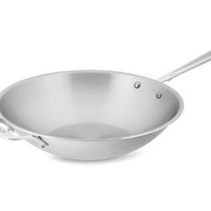 All-Clad d5 Stainless-Steel Stir Fry Wok, 14"