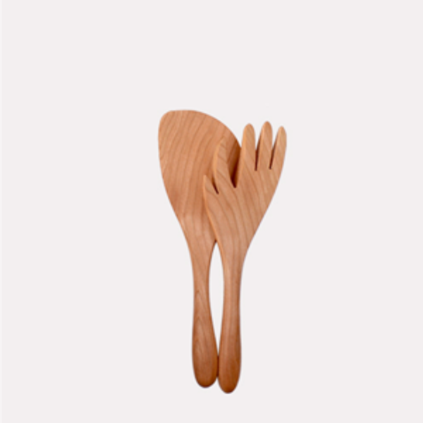 Small Forked Salad Set 9 inch
