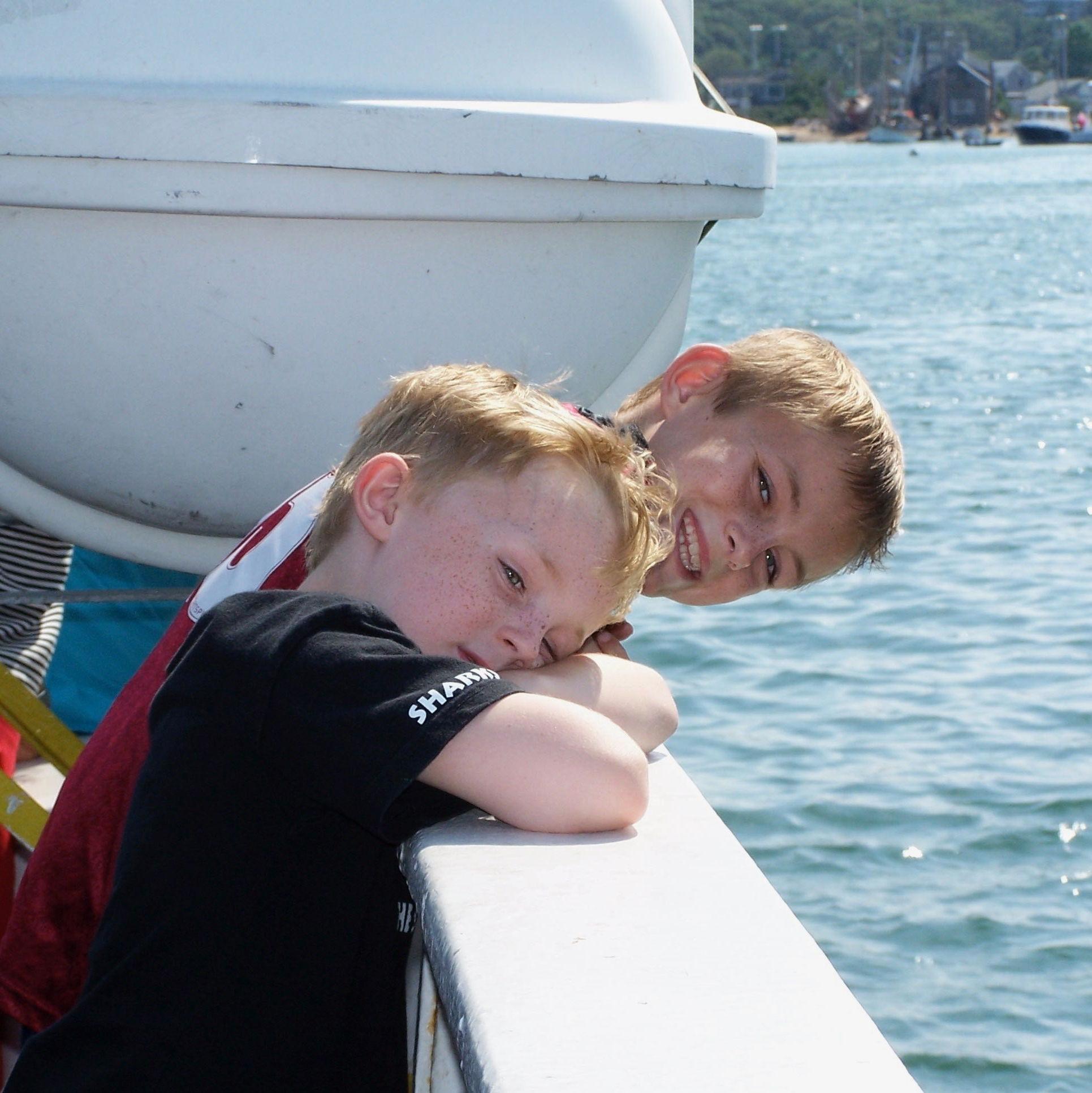 Sunny Ferry ride to Vineyard Haven.