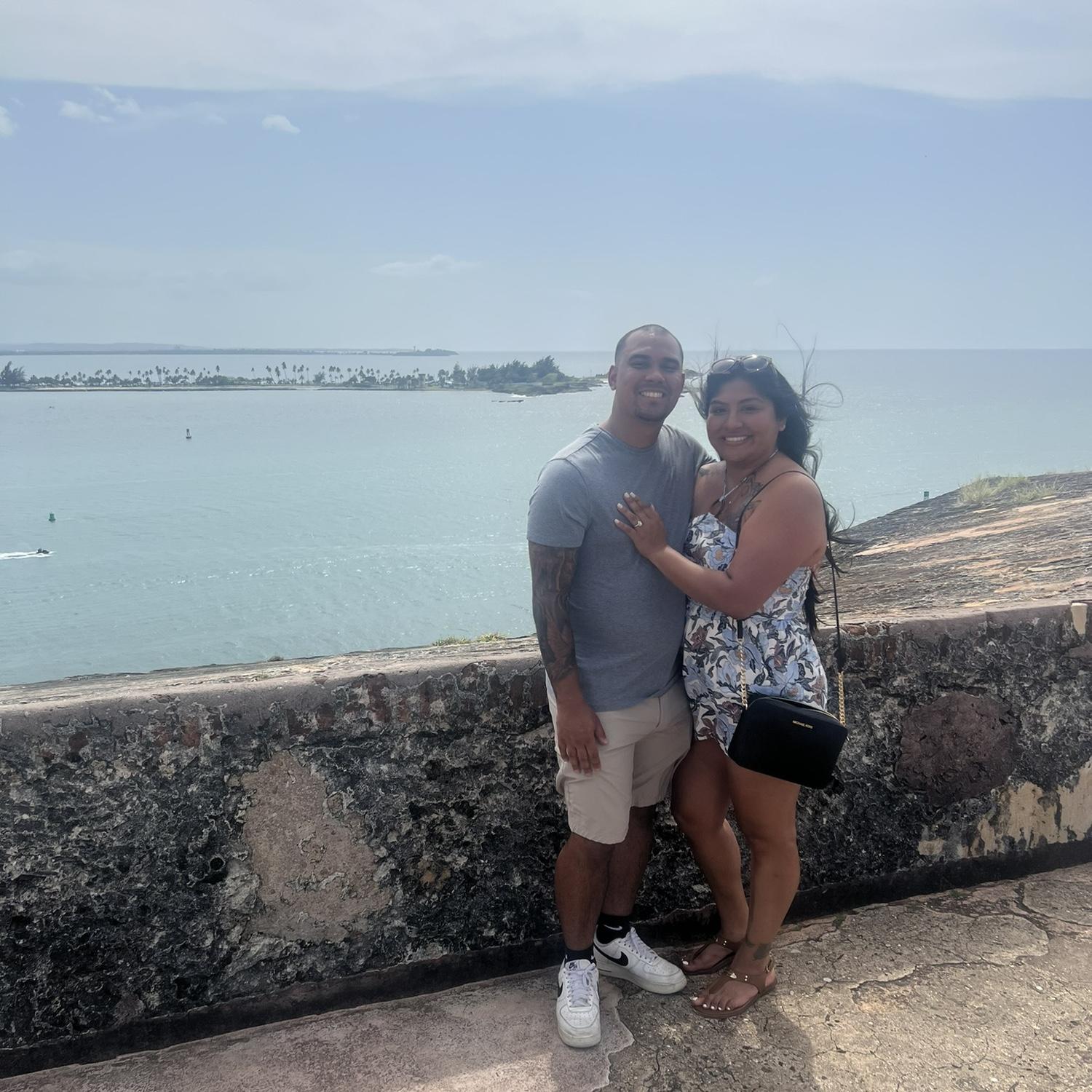 Puerto Rico… Where the ocean got to witness our proposal♥️