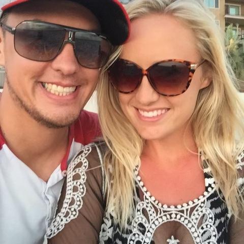 Our first photo together