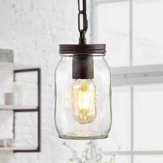 Gaines Farmhouse Mason Jar Pendant