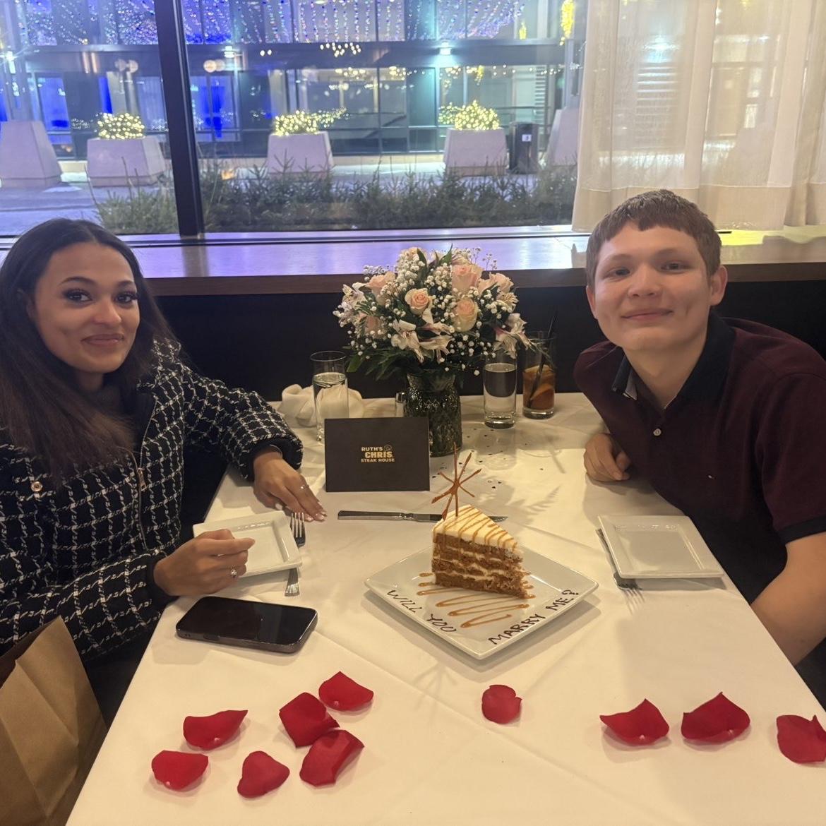 The day we got engaged!