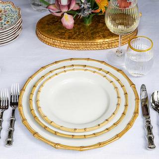 Classic Bamboo Natural Dessert/Salad Plate