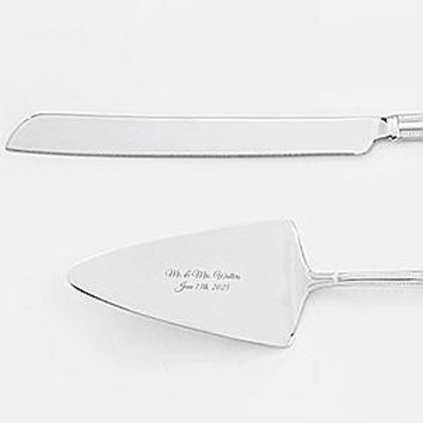 Engraved Reed & Barton Lyndon Dessert Set