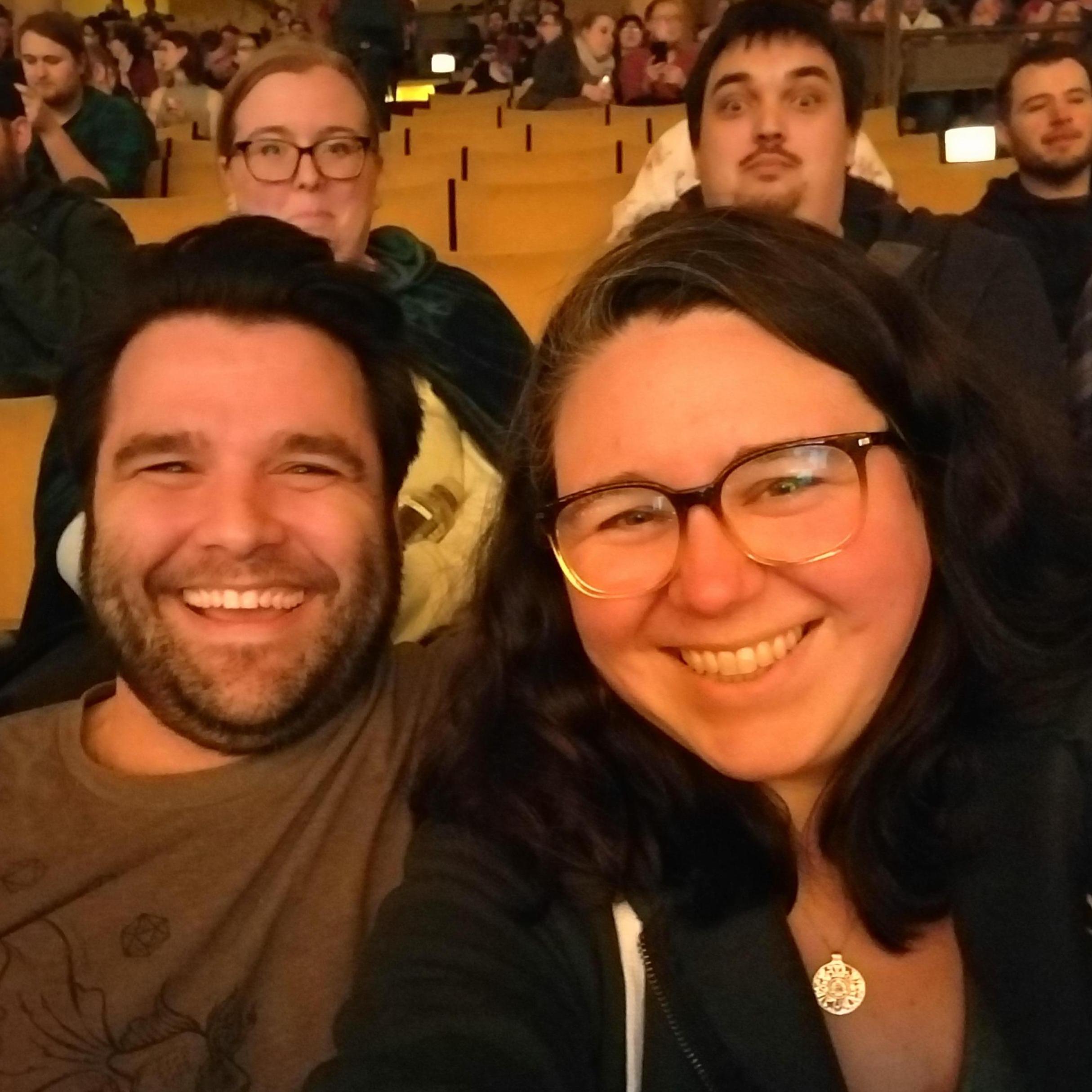 We drove to Chicago to watch people play Dungeons & Dragons for 5 hours with a few thousand other people, 2 weeks before a global pandemic hit lol. WORTH IT.