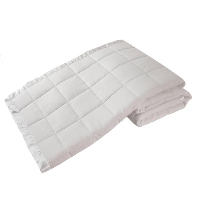 Elite Home Quilted Down Alt Microfiber Blanket - White (Full/Queen)