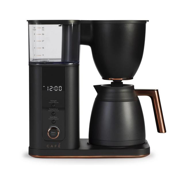 Café Specialty Drip Coffee Maker | 10-Cup Insulated Thermal Carafe | WiFi Enabled Voice-to-Brew Technology | Smart Home Kitchen Essientials | SCA Certified, Barista-Quality Brew | Matte Black