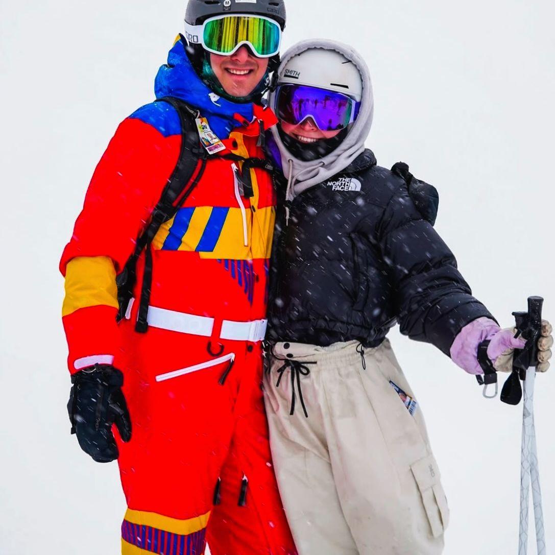 This photo was taken randomly one day on the mountain by a photographer that would later shoot our proposal shots.