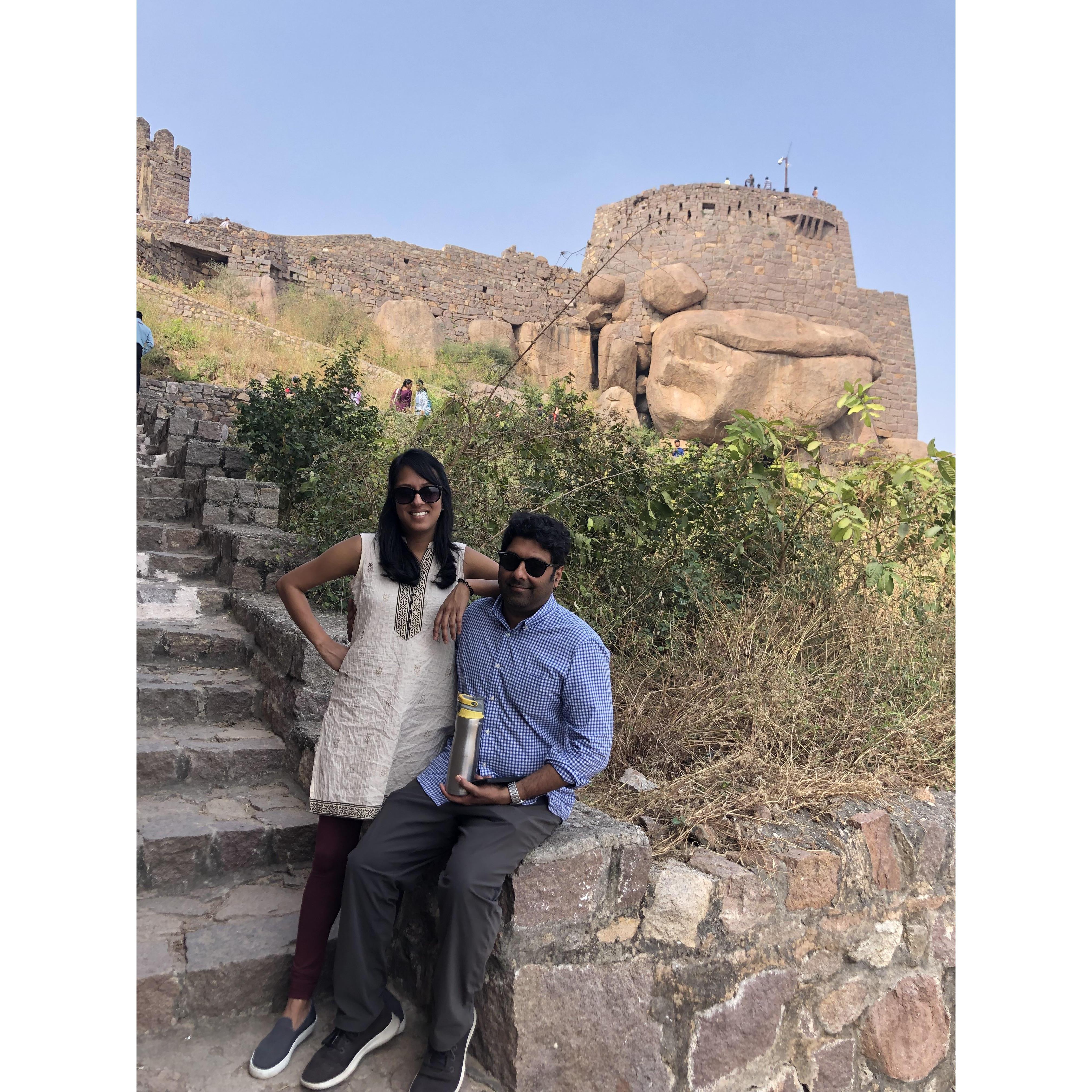 Golconda Fort in Hyderabad