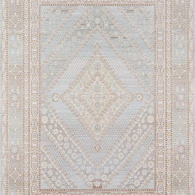 Momeni Isabella Traditional Geometric Flat Weave Area Rug, 7'10" x 10'6", Blue