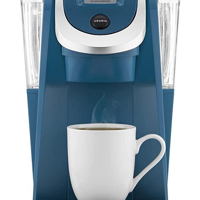 Keurig K250 Coffee Maker, Single Serve K-Cup Pod Coffee Brewer, With Strength Control, Peacock Blue
