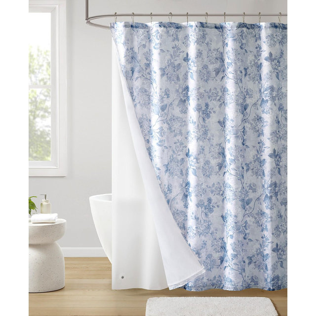Decor Studio Gracie Floral 2-Pc. Shower Curtain and Liner Set