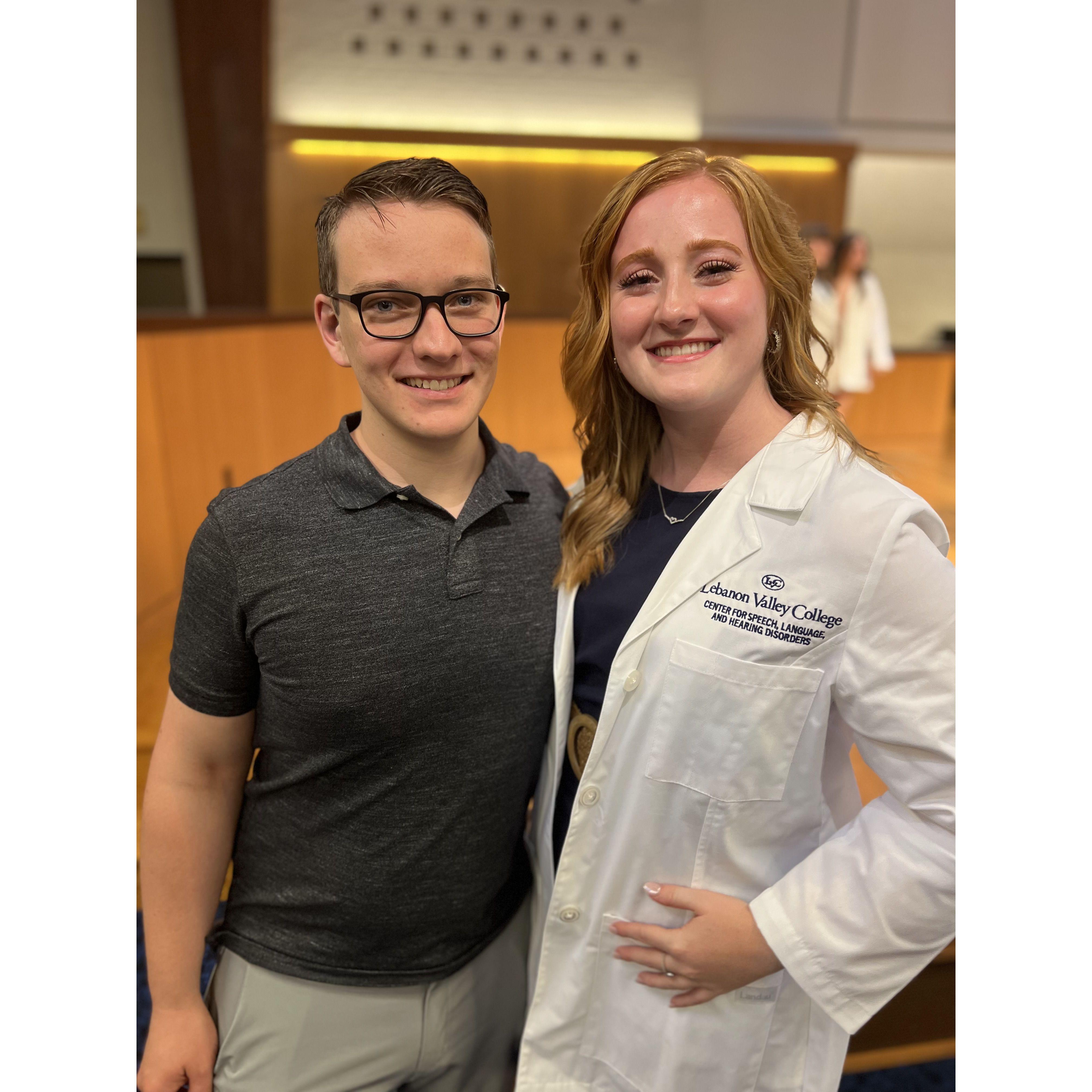 Rachel's whitecoat ceremony!