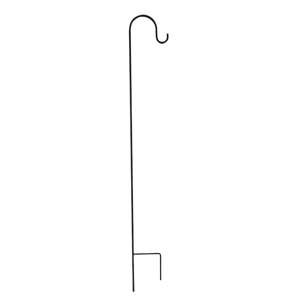 Madisen: Style Selections 90-in Black powder coated Metal Shepherd's hook