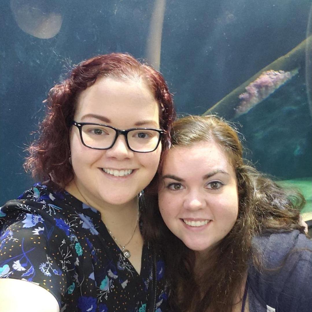 A month into our relationship at the aquarium (2018)