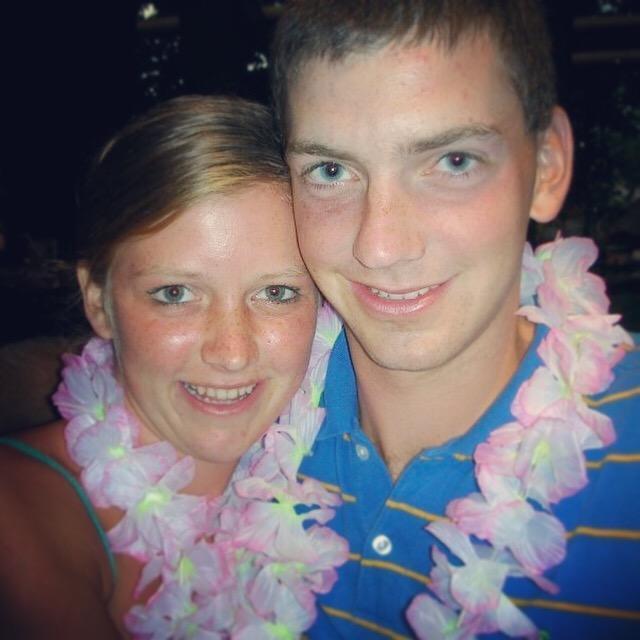 July 2008 - At Ohana on (arguably) our first date while visiting Disney World with Glassmen, and one of our earliest known photos together