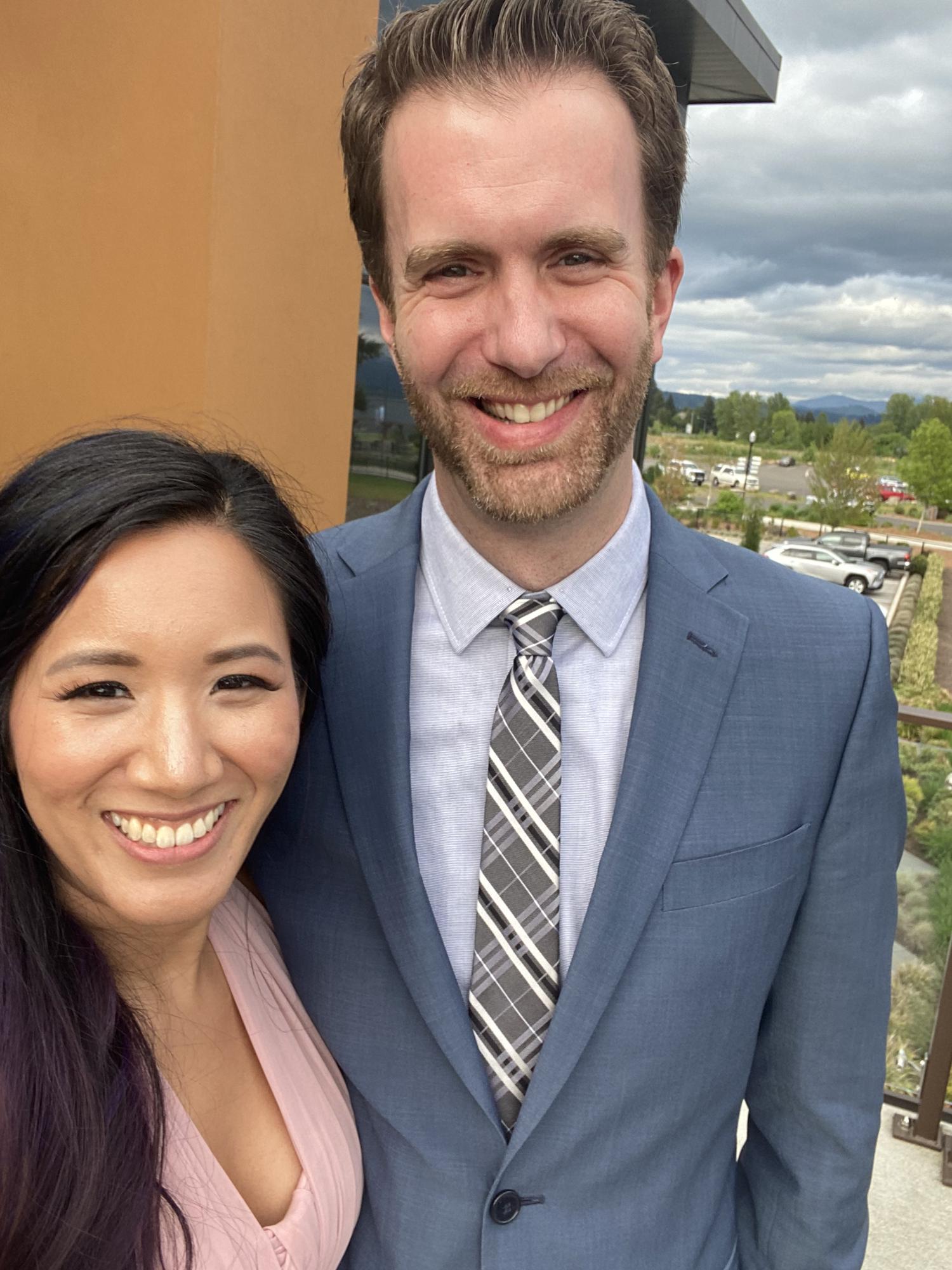 Our first wedding together! Shout out to "Lobster" Lisa Tran & Huy "Maverick" Huang.