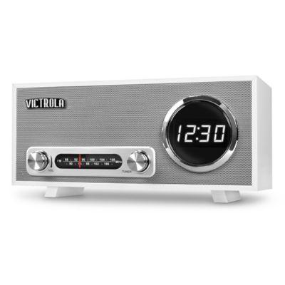 Victrola Bluetooth Digital Clock Stereo in Black