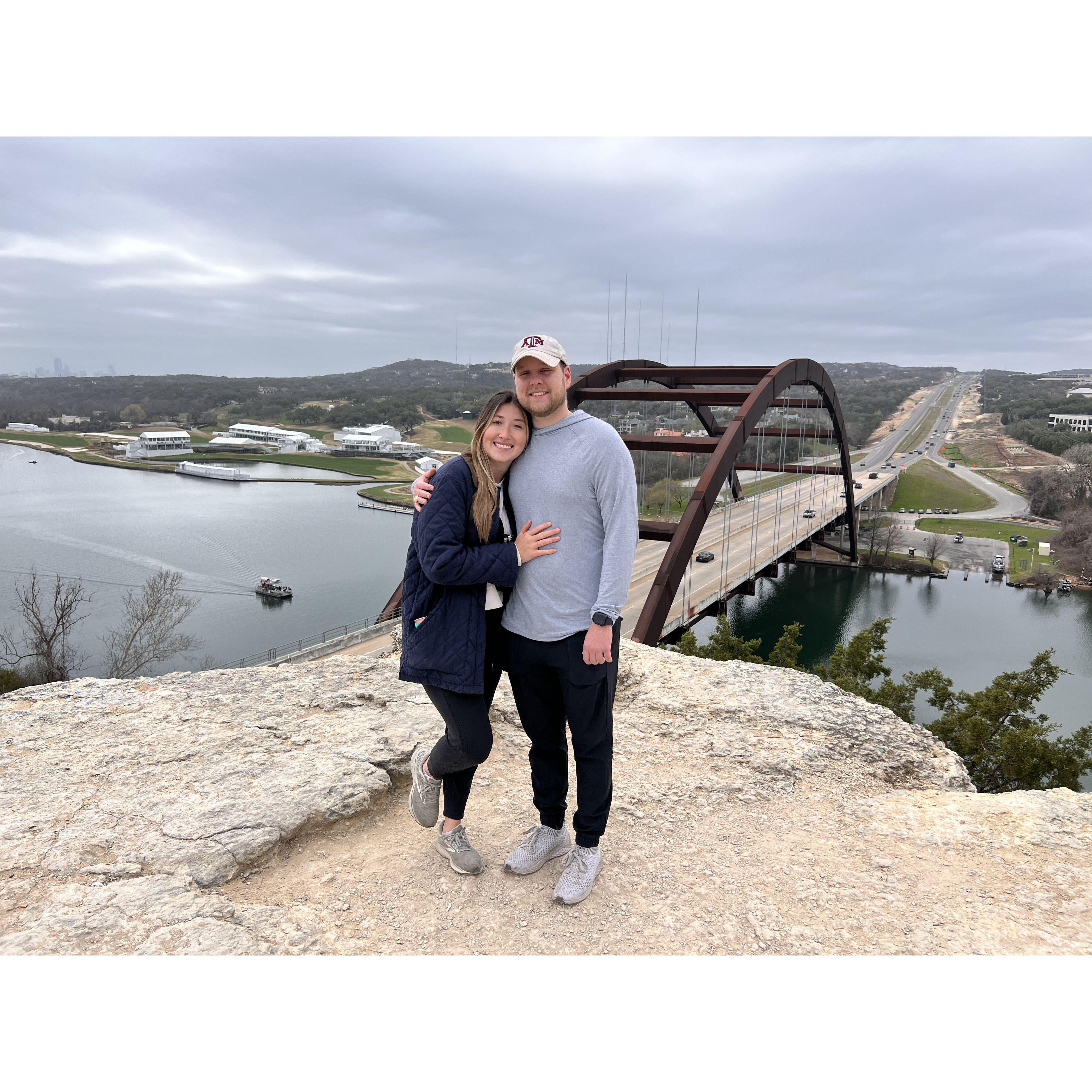 the classic Austin photo by the 360 bridge
