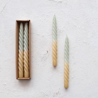 Twisted 2-Piece Taper Candle, Set of 2